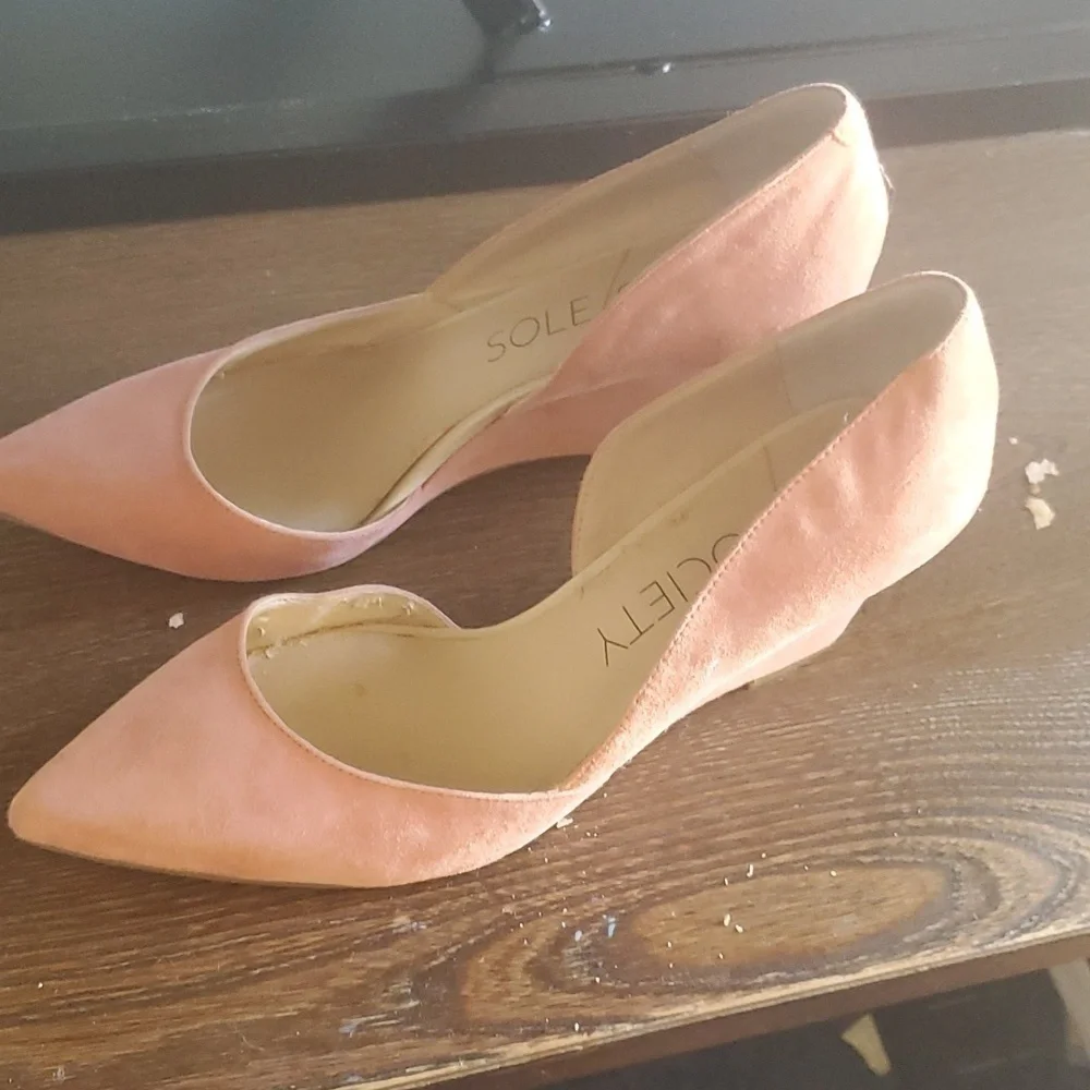Sole Society Rose Color Pumps Size 9 New